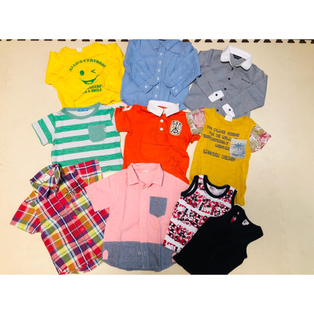 babyGAP(ベビーギャップ)の100size トップスまとめ売り☆☆着払いなら550円☆☆ キッズ/ベビー/マタニティのキッズ服男の子用(90cm~)(Tシャツ/カットソー)の商品写真