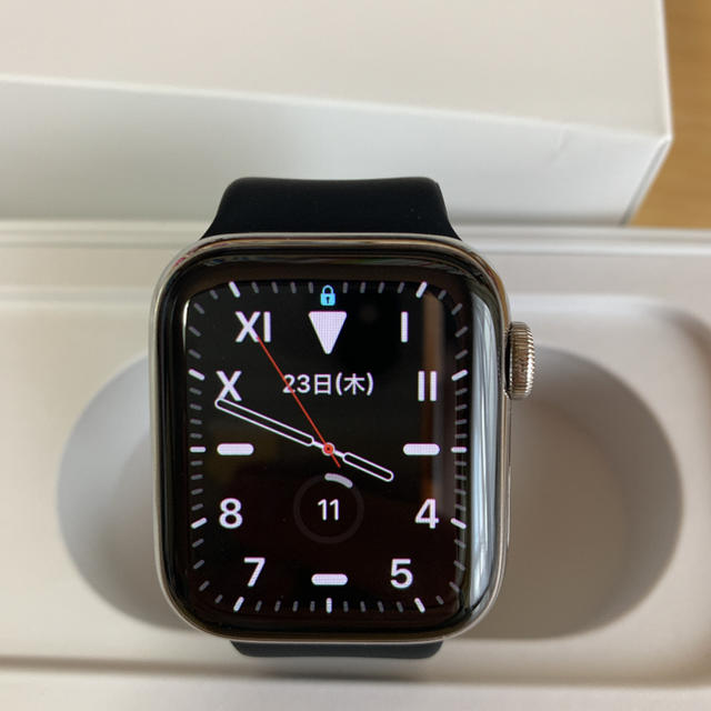 Apple Watch - Apple Watch  series5 ステンレス　セルラーモデル