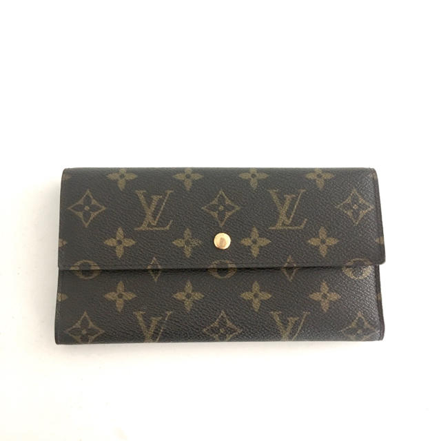 LOUIS VUITTON 三つ折り長財布　美品