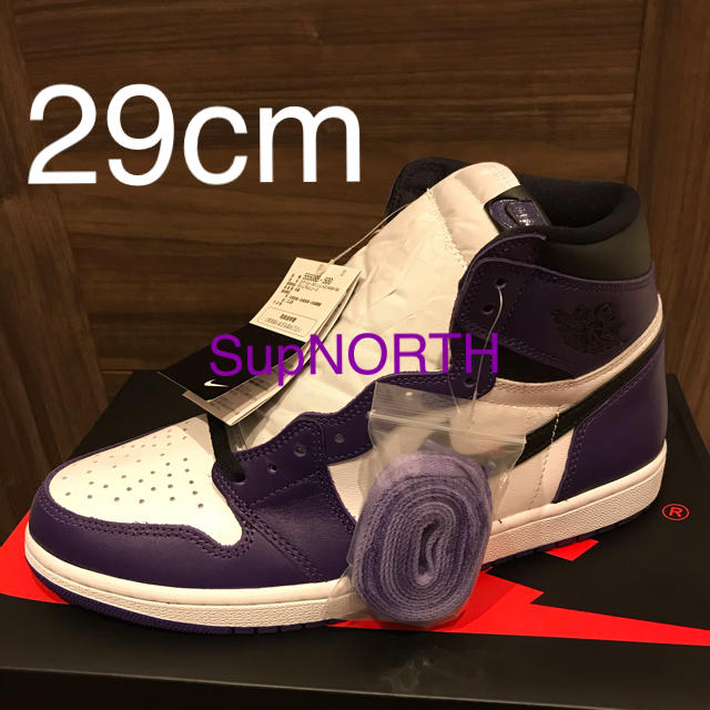 【29cm】AIR JORDAN 1 HIGH OG COURT PURPLE