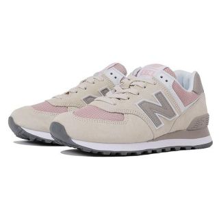 ニューバランス(New Balance)ののーゆ様専用23センチ。ニューバランス574めちゃ可愛ピンク♪23センチ(スニーカー)