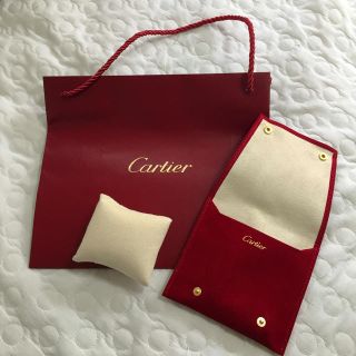 カルティエ(Cartier)のCartier 時計ケース & 紙袋 セット☆(ポーチ)