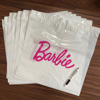 バービー(Barbie)のバービービニルショップ袋 10枚セット(ショップ袋)