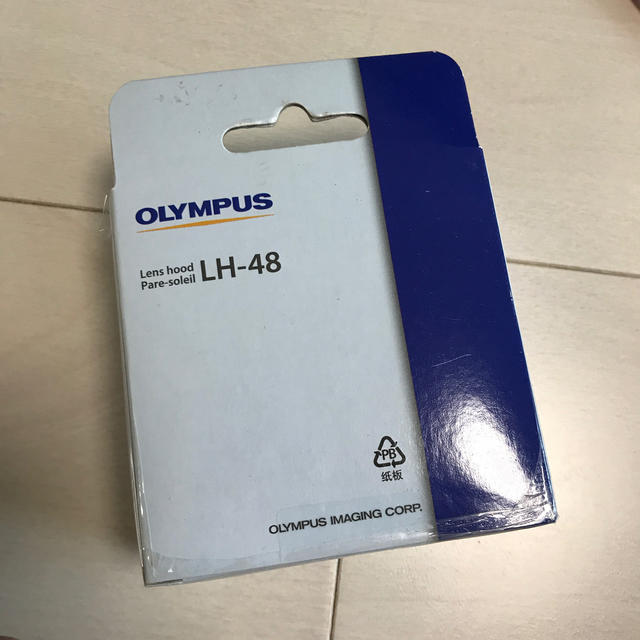 OLYMPUS(オリンパス)のオリンパス OLYMPUS LH-48 [レンズフード] シルバー スマホ/家電/カメラのカメラ(デジタル一眼)の商品写真