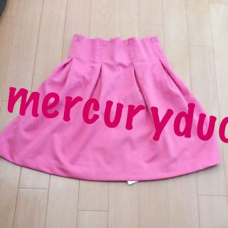 マーキュリーデュオ(MERCURYDUO)の新品☆タックスカート◡̈♥︎(ミニスカート)