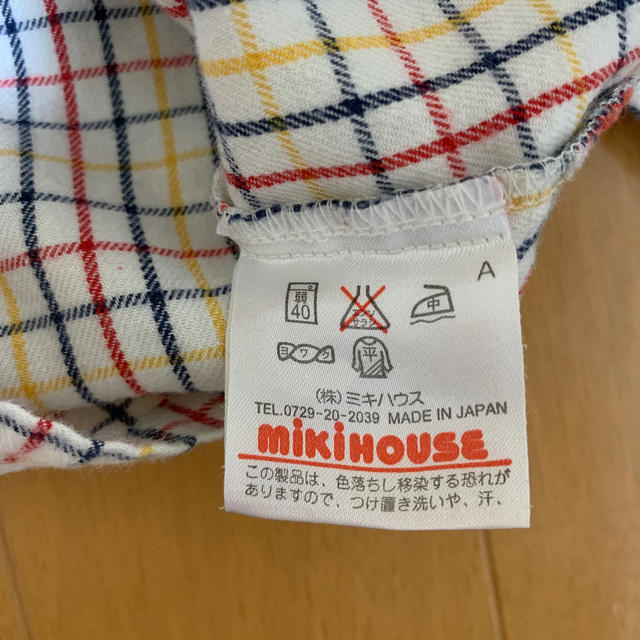 mikihouse(ミキハウス)のMIKIHOUSE シャツ キッズ/ベビー/マタニティのキッズ服男の子用(90cm~)(ブラウス)の商品写真