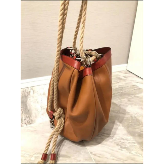 人気ショップ LOEWE ロエベ バッグ 限定品 レア 希少 おしゃれ 紐 カゴ