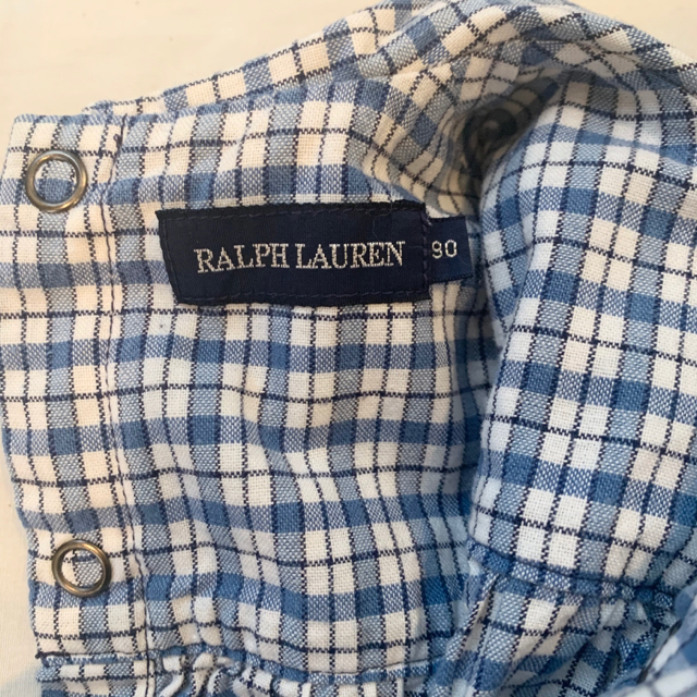 Ralph Lauren(ラルフローレン)のラルフローレン　ワンピース　半袖　80 キッズ/ベビー/マタニティのベビー服(~85cm)(ワンピース)の商品写真