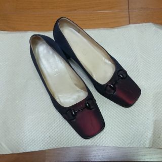 グッチ(Gucci)のGUCCI グッチ パンプス ボルドー 36(ハイヒール/パンプス)