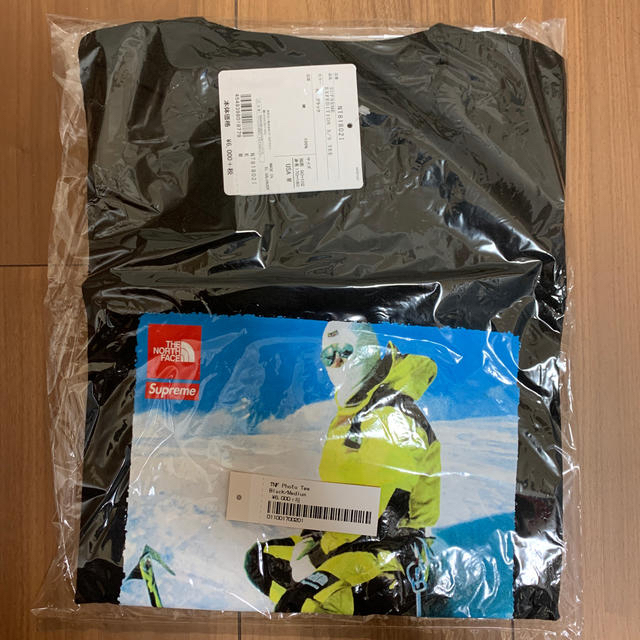 SUPREME × NORTH FACE Ｔシャツブラック