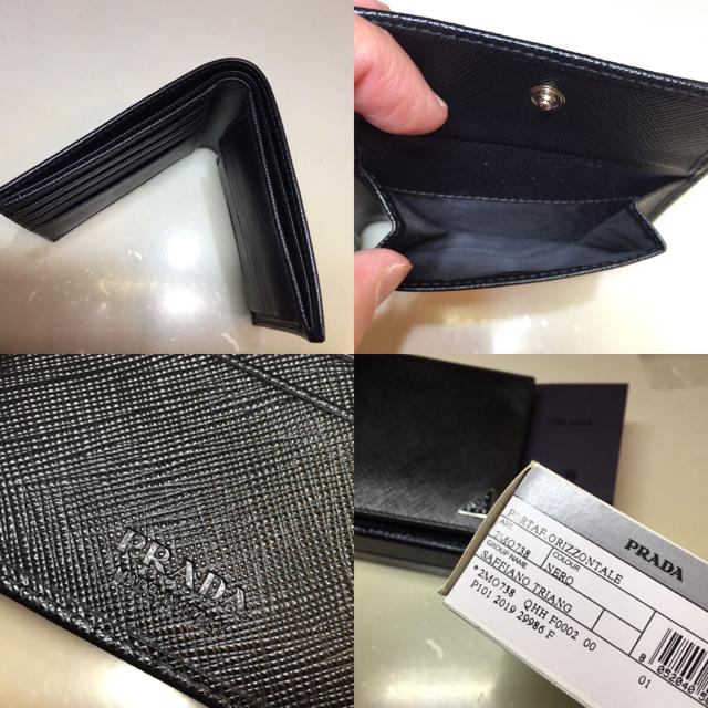 ☆未使用品☆プラダ 二つ折り財布 メンズ 黒 スペシャルオファ www
