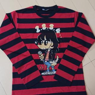 ジョーイヒステリック(JOEY HYSTERIC)の週末値下げ！新品 JOYヒステリックグラマー ボーダーロンT 140(Tシャツ/カットソー)