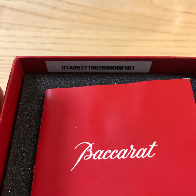 Baccarat(バカラ)のバカラ　ハート型　ペーパーウェイト インテリア/住まい/日用品のインテリア小物(置物)の商品写真