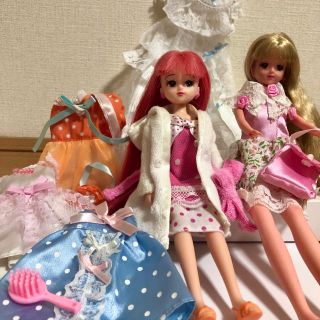 りかちゃん　本体2つ　服　小物(ぬいぐるみ/人形)