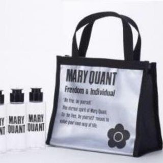 マリークワント(MARY QUANT)のマリークワント スパバッグ(黒)＆詰め替え用ボトル3本 セット(日用品/生活雑貨)