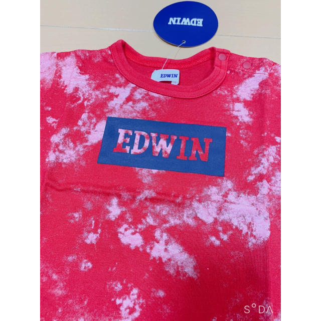 EDWIN(エドウィン)の在庫処分　生地染め風　Tシャツ　EDWIN キッズ/ベビー/マタニティのキッズ服男の子用(90cm~)(Tシャツ/カットソー)の商品写真