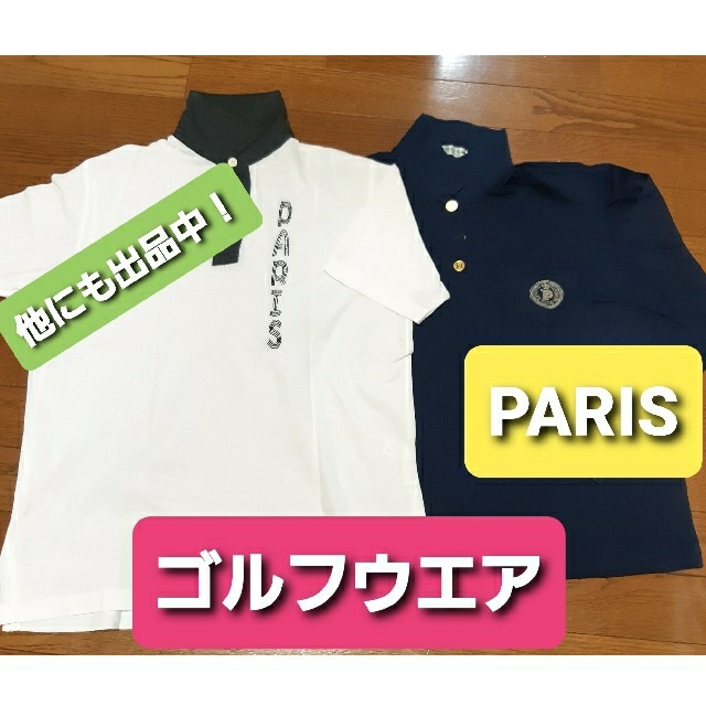 【新品】PARIS レディース Lサイズ 半袖ポロシャツ ゴルフウェア