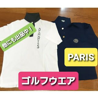 パリス(PARIS)のゴルフウエア　Paris　ポロシャツ　Lサイズ(ウエア)