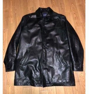 ギャップ(GAP)のOLD GAP Cow Leather Car Coat M レザージャケット(レザージャケット)