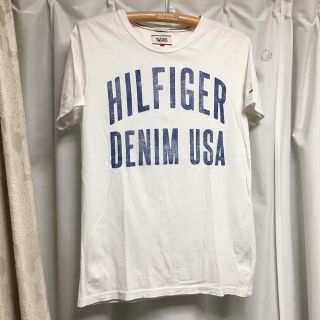 トミーヒルフィガー(TOMMY HILFIGER)のヒルフィガーデニム　Tシャツ　白(Tシャツ/カットソー(半袖/袖なし))