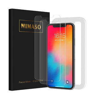 アイフォーン(iPhone)のNimaso 液晶保護ガラスフィルム iPhone11 Pro,X,XS用　2枚(保護フィルム)