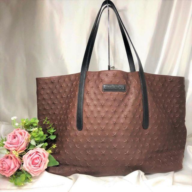 JIMMY CHOO - 美品☆ ジミーチュウ ピムリコ トートバッグ エンボスの