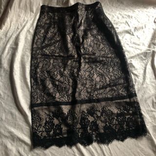 ザラ(ZARA)のZARA 総レーススカート(ひざ丈スカート)