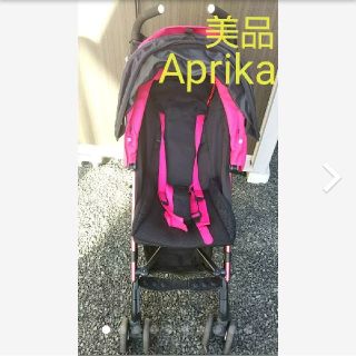 アップリカ(Aprica)の美品 アップリカ ベビーカー スティックプラス ピンク(ベビーカー/バギー)