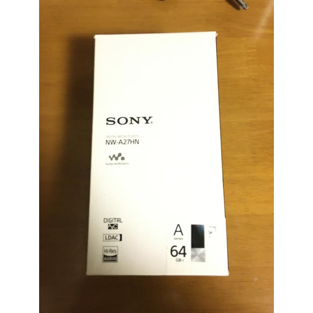 SONY(ソニー)の『メイ様専用』SONY ウォークマン Aシリーズ NW-A27HN(B) スマホ/家電/カメラのオーディオ機器(ポータブルプレーヤー)の商品写真