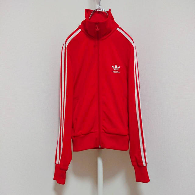 adidas(アディダス)の古着 used adidas アディダス カラージャージ red レッド メンズのトップス(ジャージ)の商品写真