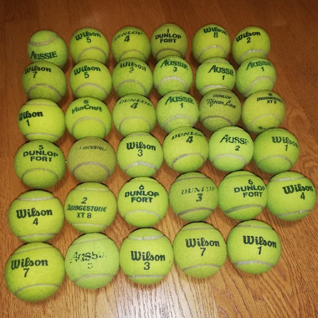 wilson(ウィルソン)の中古硬式テニスボール+簡易リュック スポーツ/アウトドアのテニス(ボール)の商品写真