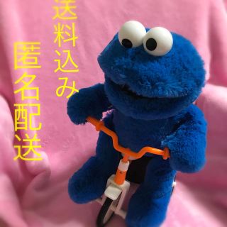 セサミストリート(SESAME STREET)のクッキーモンスター人形自転車　おもちゃ(キャラクターグッズ)