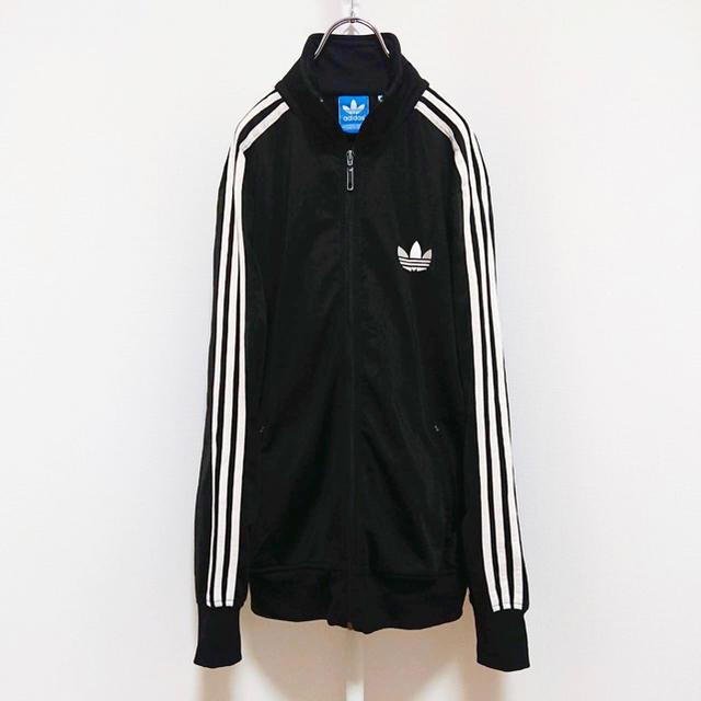 adidas(アディダス)の古着 used adidas アディダス カラージャージ black ブラック メンズのトップス(ジャージ)の商品写真