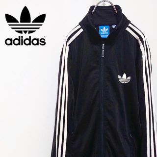 アディダス(adidas)の古着 used adidas アディダス カラージャージ black ブラック(ジャージ)