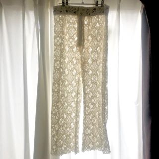 伊勢丹 - kishidamiki 18ss レースパンツ(white)の通販 by くらげ's