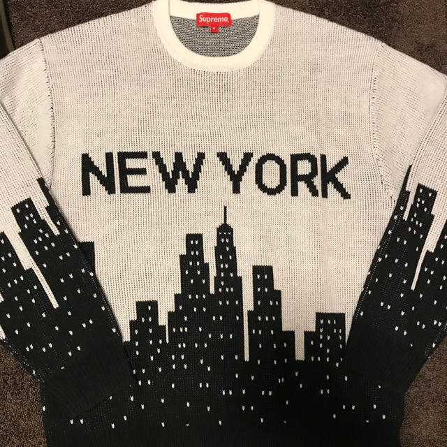 ☆新品☆ supreme 20ss new york sweater M - ニット/セーター