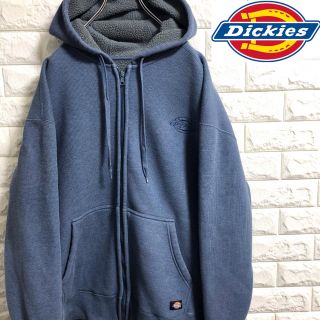 ディッキーズ(Dickies)の＊ディッキーズ＊フルジップ＊ボアパーカー＊刺繍ロゴ＊XLサイズ＊(パーカー)