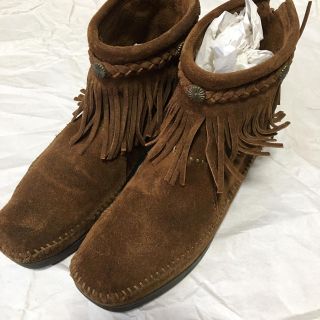 ミネトンカ(Minnetonka)のミネトンカ MINNETONKA モカシン フリンジブーツ(ブーツ)