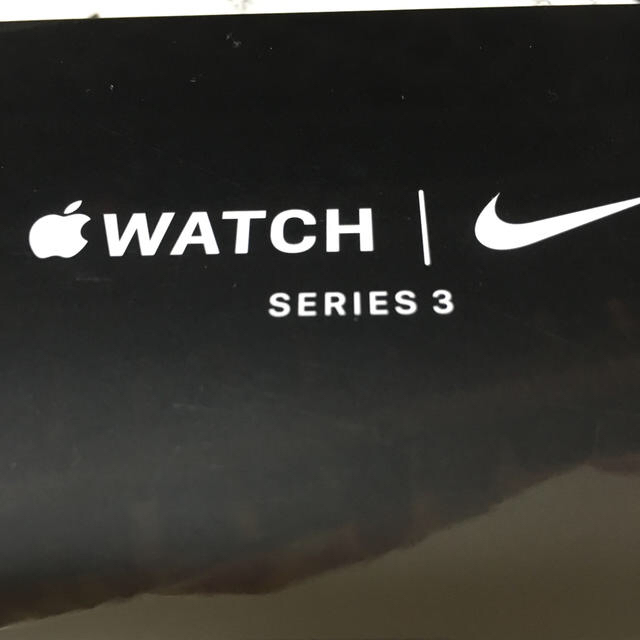 Apple Watch(アップルウォッチ)のAppleWatch Nike+ Series3 38mmスペースグレイ メンズの時計(その他)の商品写真