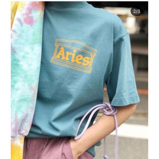 Aries アリエス Tシャツ・カットソー M 黄x紫x緑等