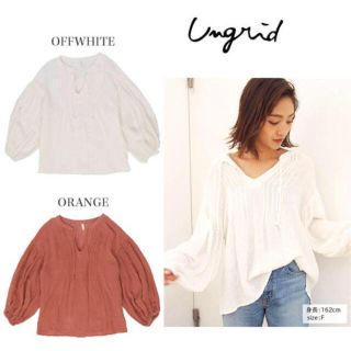 アングリッド(Ungrid)のUngrid  アングリッド　楊柳ボリュームスリーブブラウス(シャツ/ブラウス(長袖/七分))