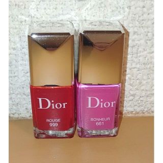 ディオール(Dior)のDior ディオール ヴェルニ　ミニネイル2色セット(マニキュア)