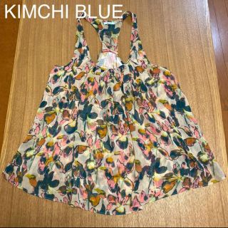 KIMCHI BLUE  花柄　キャミソール　タンクトップ　XS(タンクトップ)