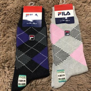 フィラ(FILA)のメンズ　紳士靴下2足　《フィラ》(ソックス)