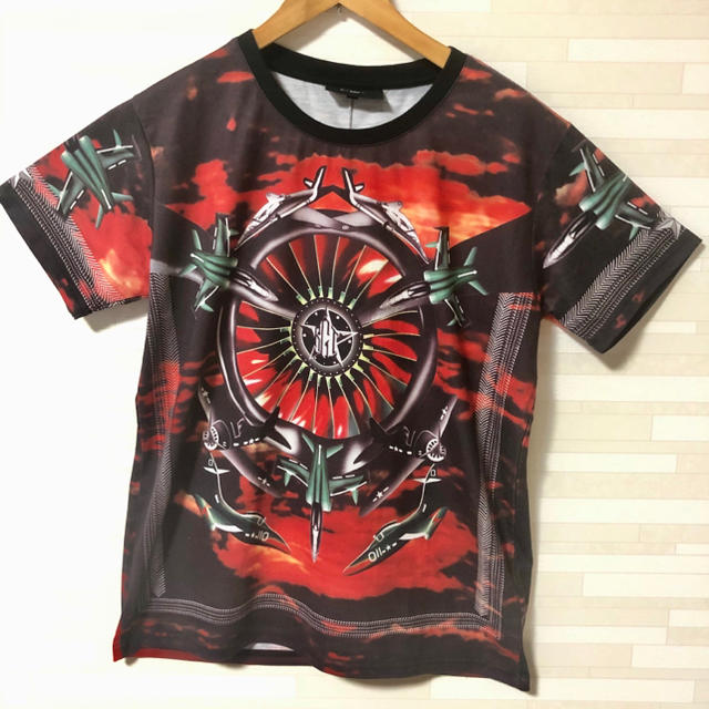 GIVENCHY Tシャツ カットソー 戦闘機 ジバンシー ジバンシィ - Tシャツ ...