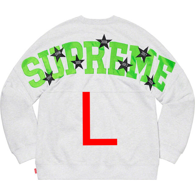 メンズ20SS Supreme Stars Crewneck L クルーネック