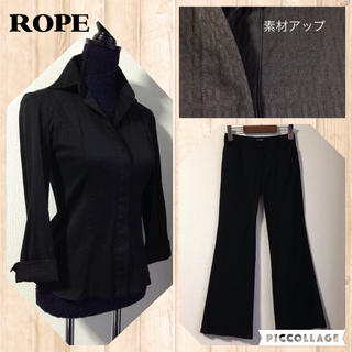 ロペ(ROPE’)のROPE' ストレッチ素材パンツスーツ(スーツ)