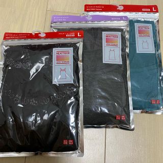 ユニクロ(UNIQLO)のユニクロ　ヒートテック　キャミソール3点セット(アンダーシャツ/防寒インナー)