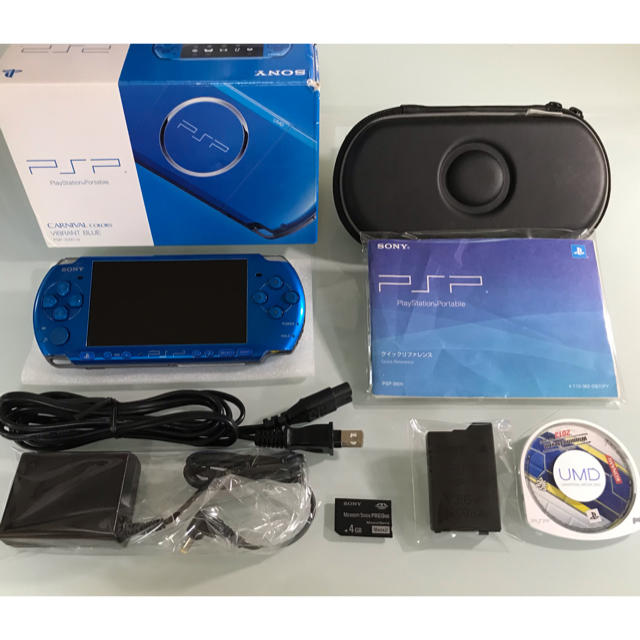 PSP-3000  バイブラントブルーゲームソフト/ゲーム機本体