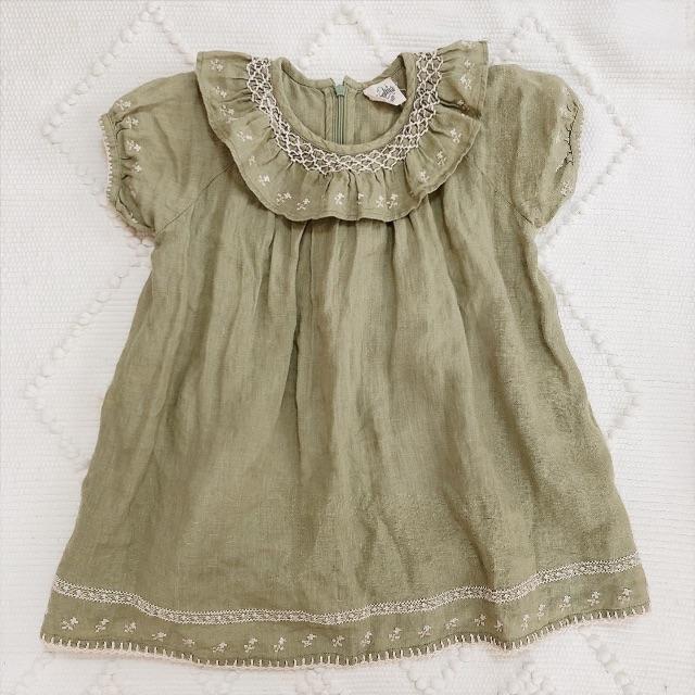 【美品】apolina kids  ワンピース　2-3yキッズ服女の子用(90cm~)